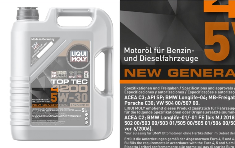 На картинке пример где на канистре моторного масла обозначается API SP