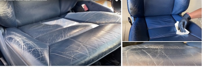 В каком состоянии находятся автомобильные сиденья из жидкой кожи с точки зрения ремонта?