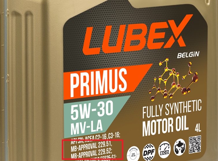 UBEX PRIMUS MV-LA 5W-30 SN C2/C3