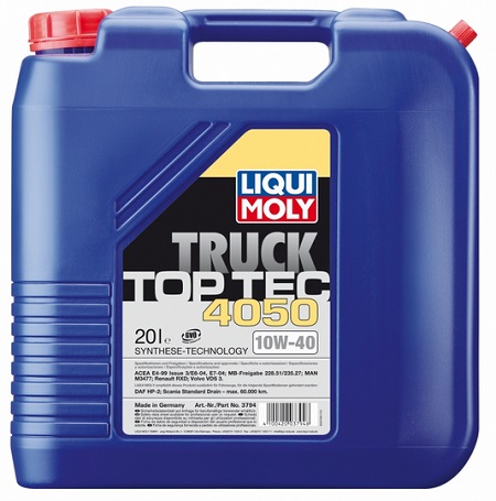 Liqui Moly Top Tec Truck 4050 10W-40 - Синтетическое масло