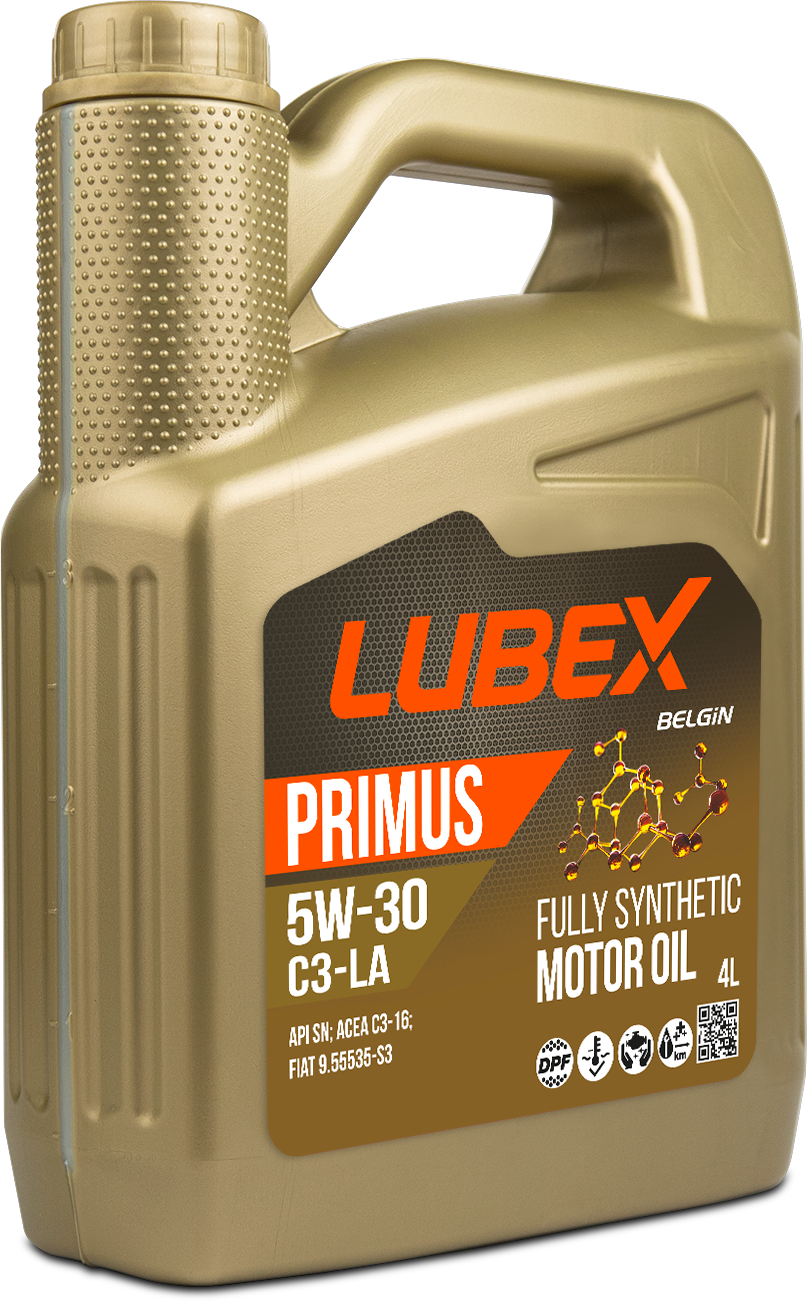 Синтетическое моторное масло LUBEX PRIMUS C3-LA 5W-30, 4 л
