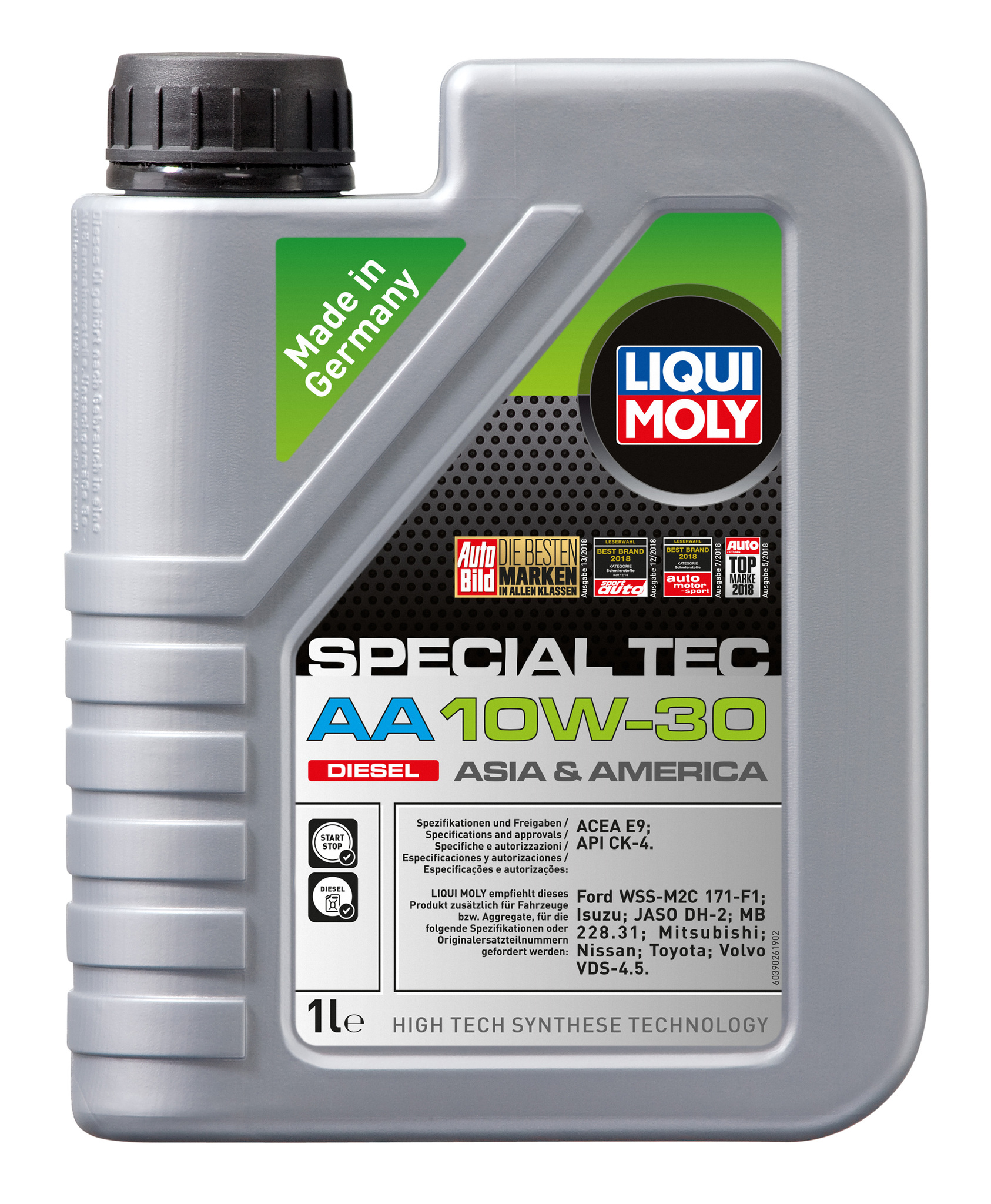 Liqui Moly Special Tec AA Diesel 10W30 НС-синтетическое дизельное моторное масло