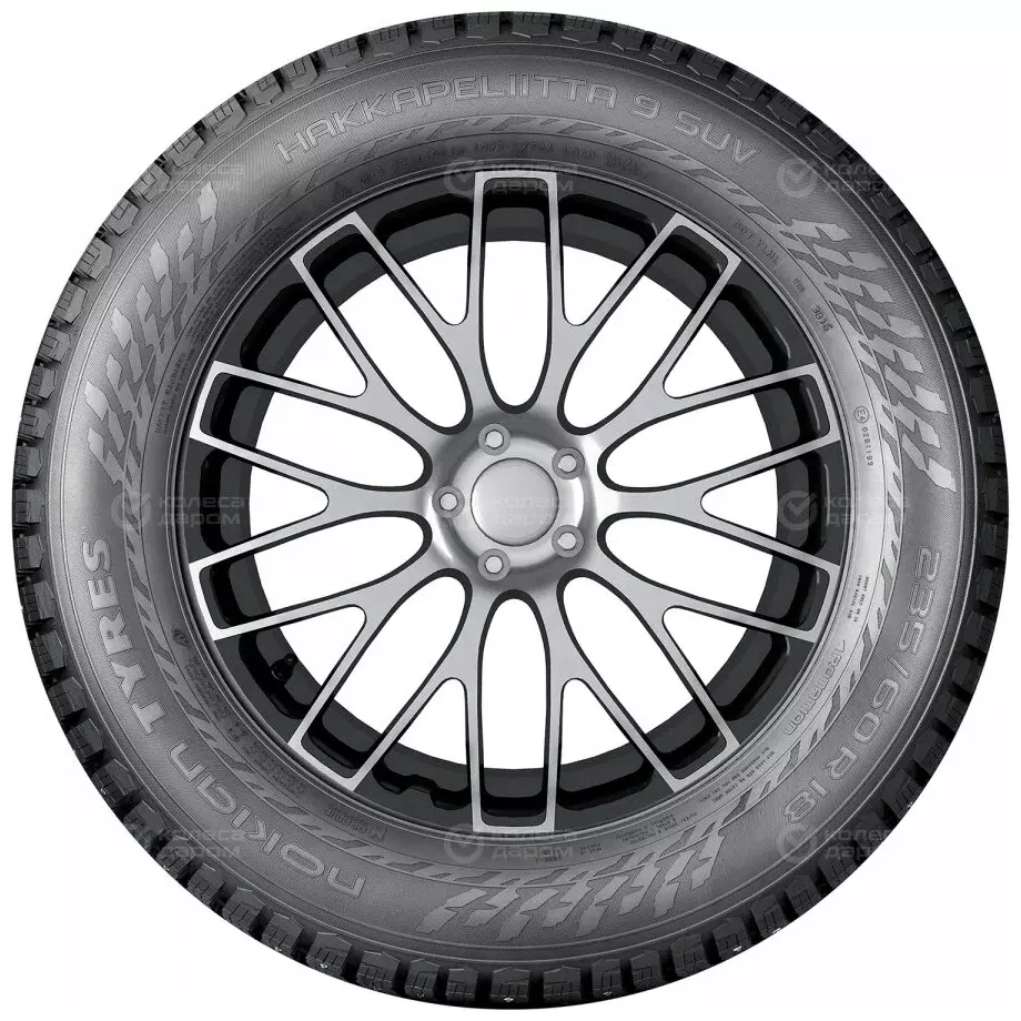 Шина Nokian Tyres Hakkapeliitta 9 SUV 110T XL R22 285/40 шипованная