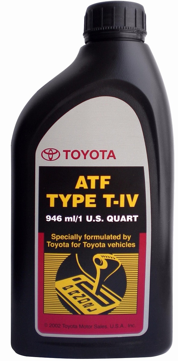 Трансмиссионное масло Toyota TYPE T-IV для АКПП 1л