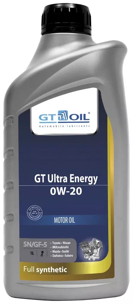 Масло моторное GT OIL GT Ultra Energy 0W-20 синтетическое 1 л