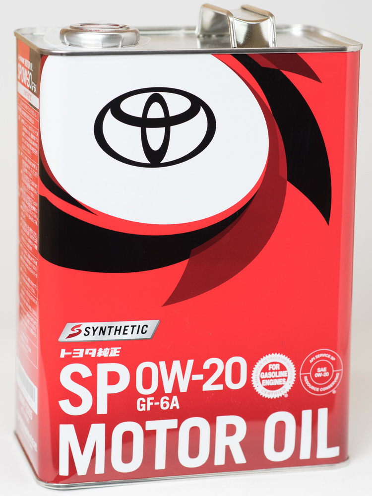 Масло моторное Toyota Motor OIL SP 0W-20 синтетическое, 4 л