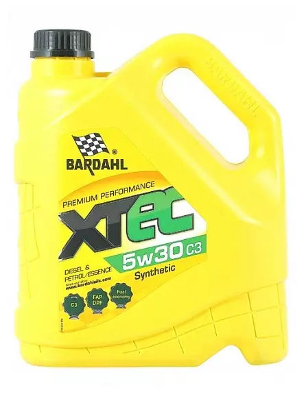 Синтетическое моторное масло Bardahl XTEC 5W-30 C3, 4 л