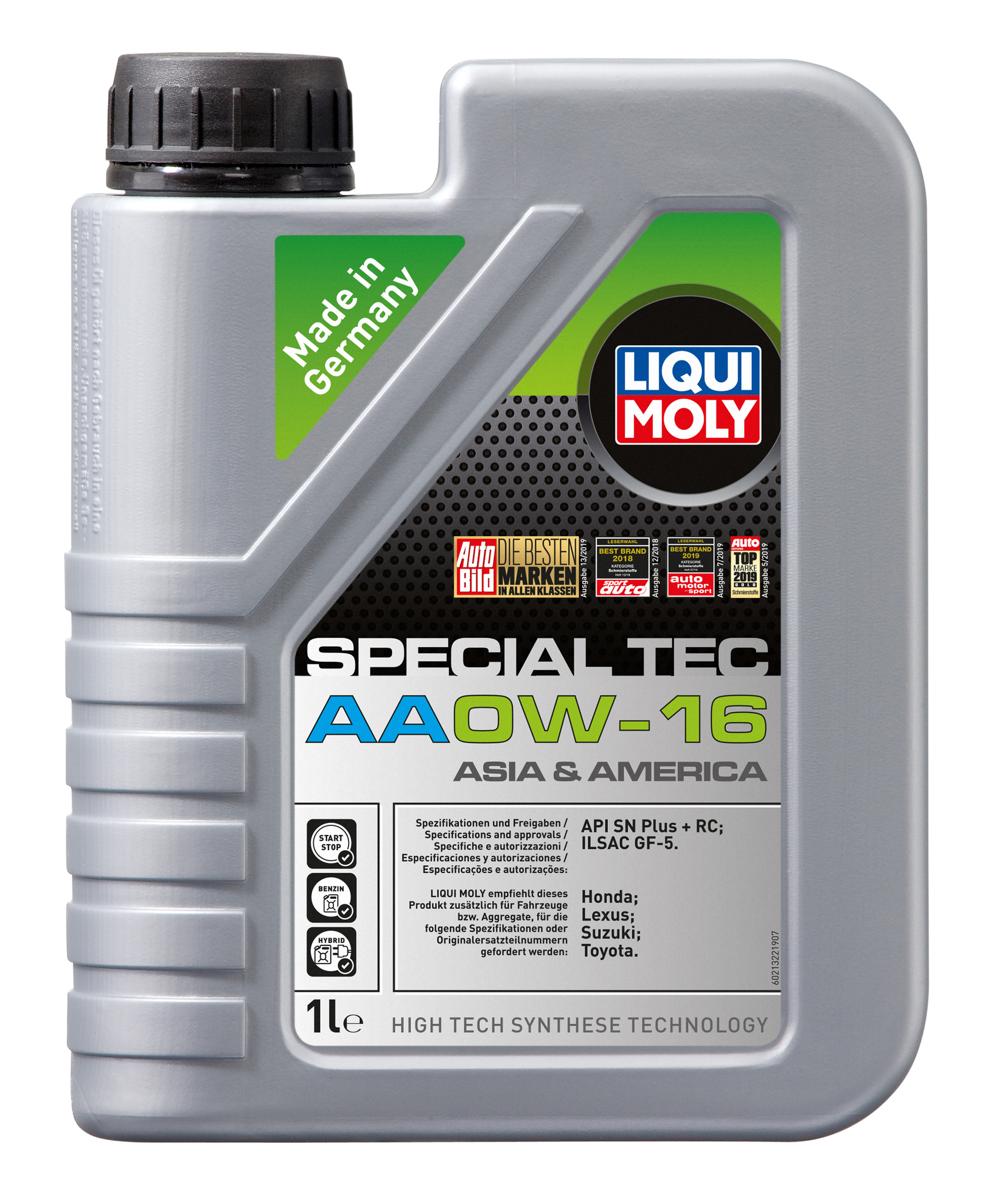 Моторное масло Liqui Moly Special Tec AA 0W16 НС-синтетическое 1л