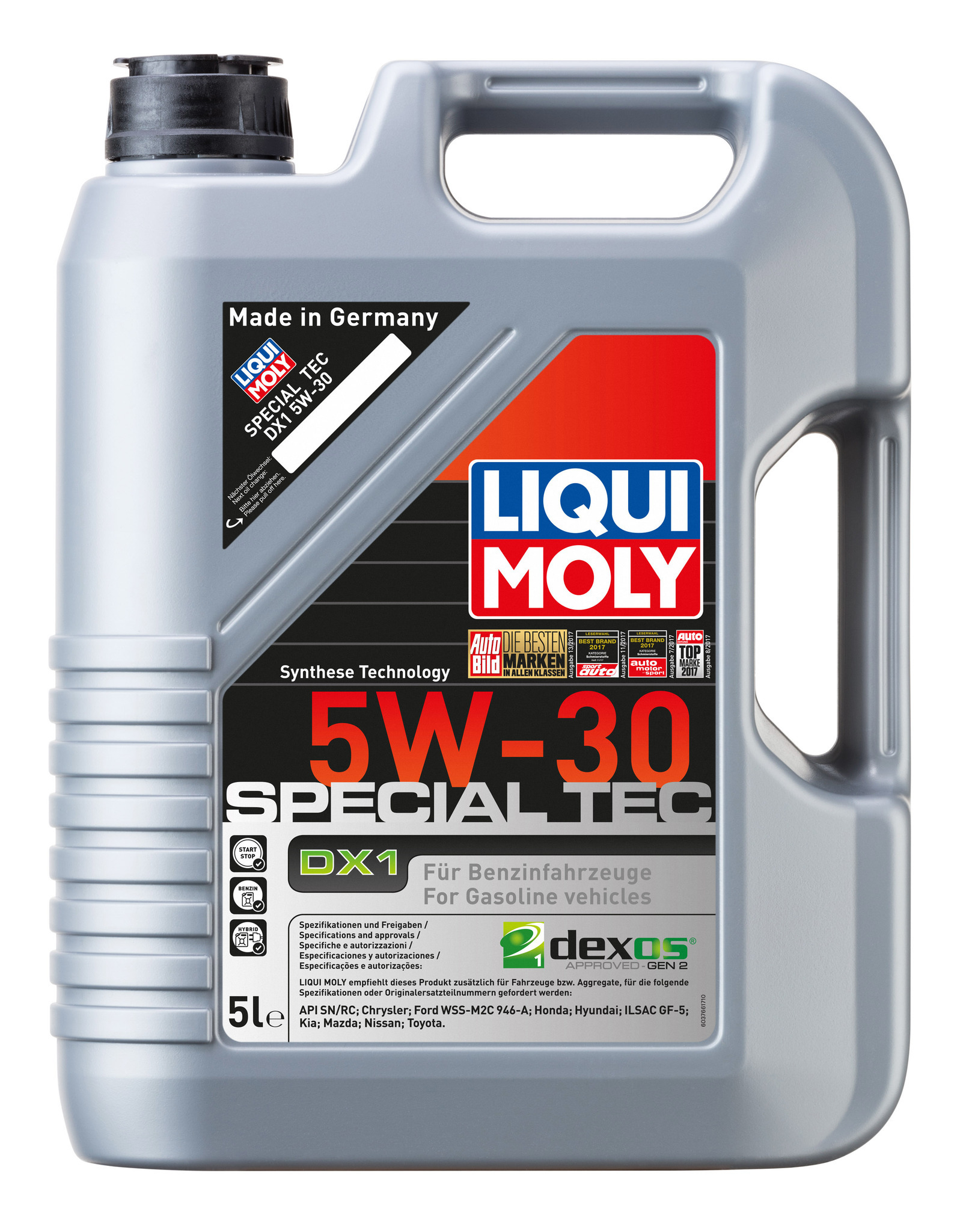 Моторное масло Liqui Moly Special Tec DX1 5W30 hc-синтетическое 5л