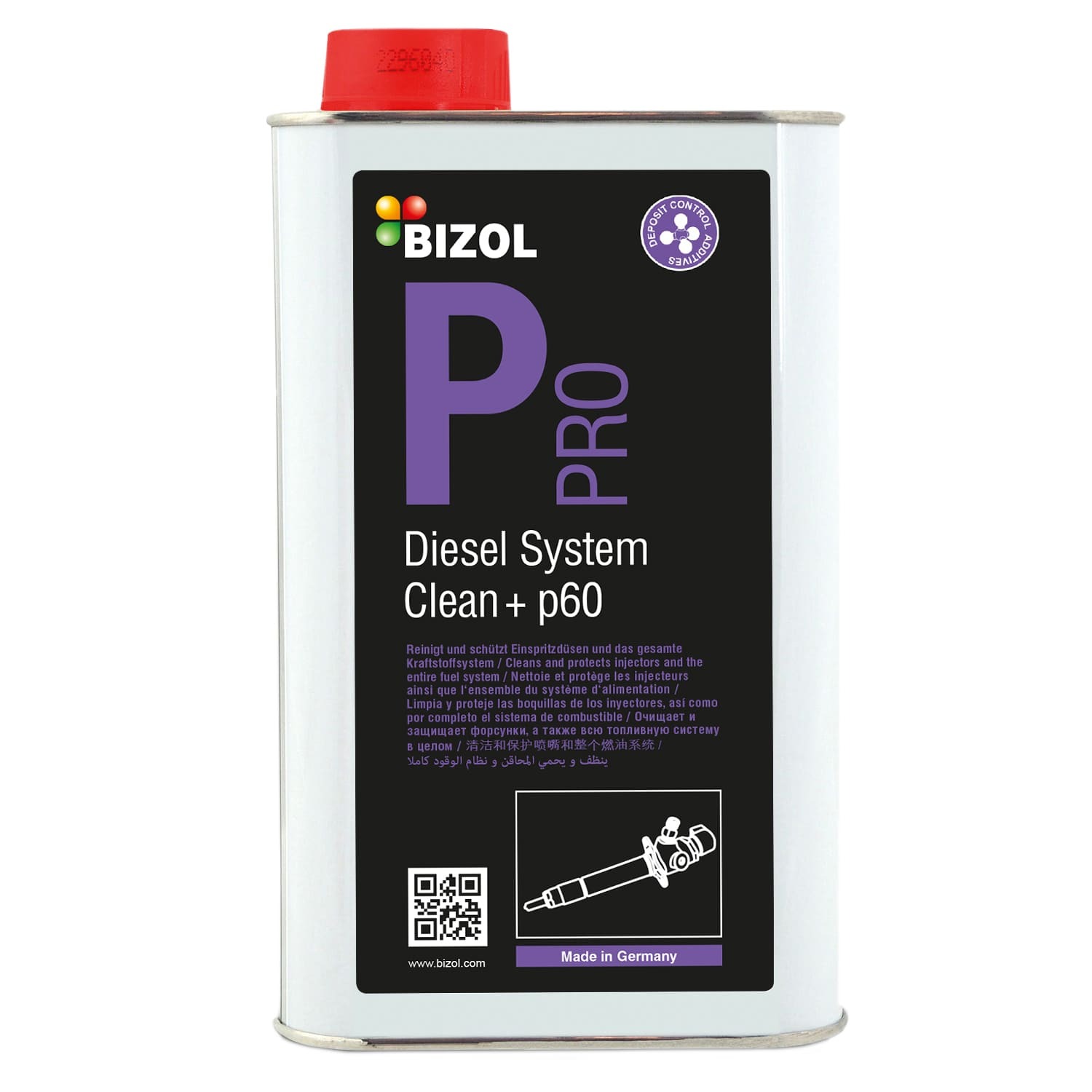 Профессиональный очиститель дизельных систем BIZOL Pro Diesel System Clean+ p60