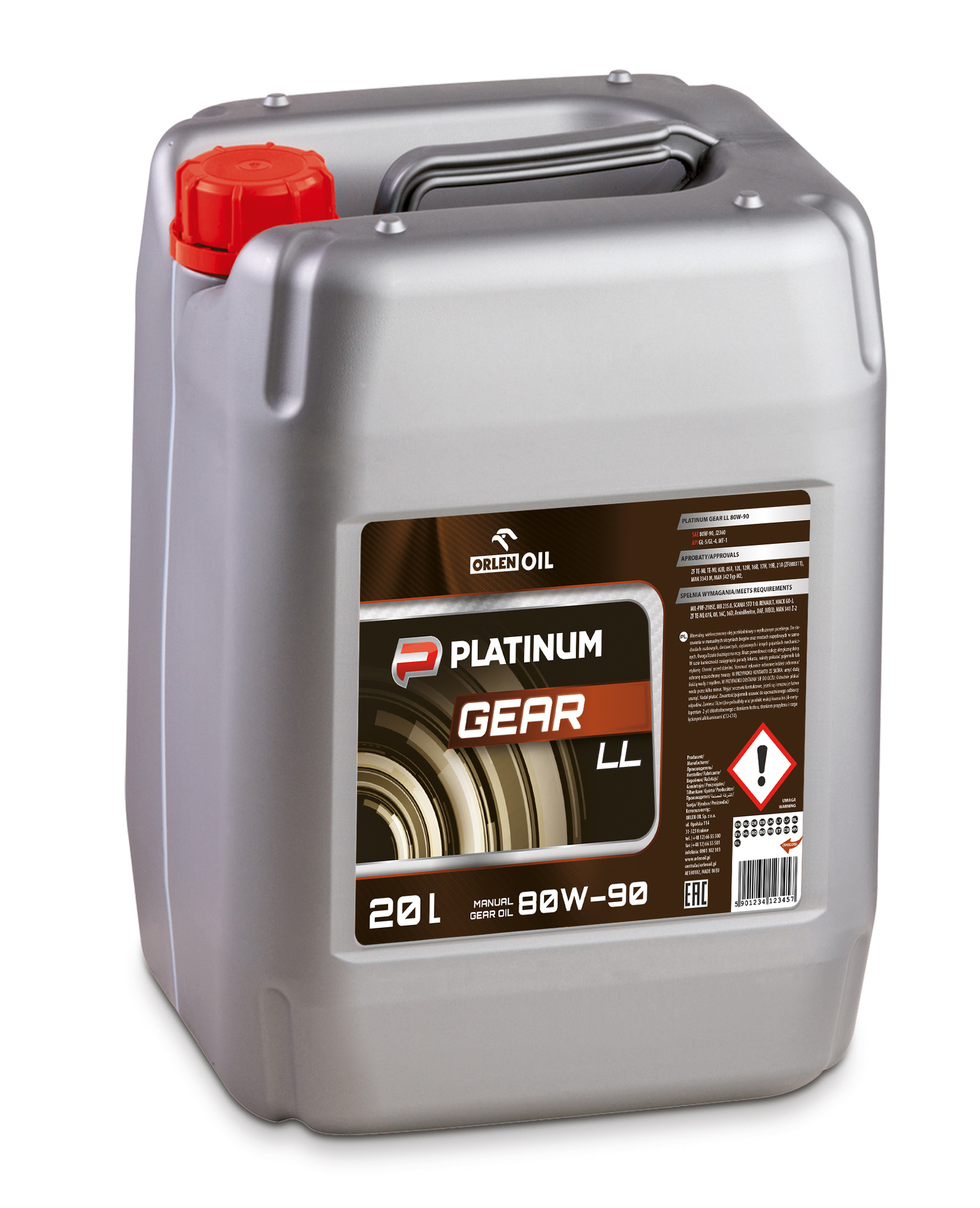 Orlen Oil Platinum Gear LL 80W90 Минеральное трансмиссионное масло для МКПП