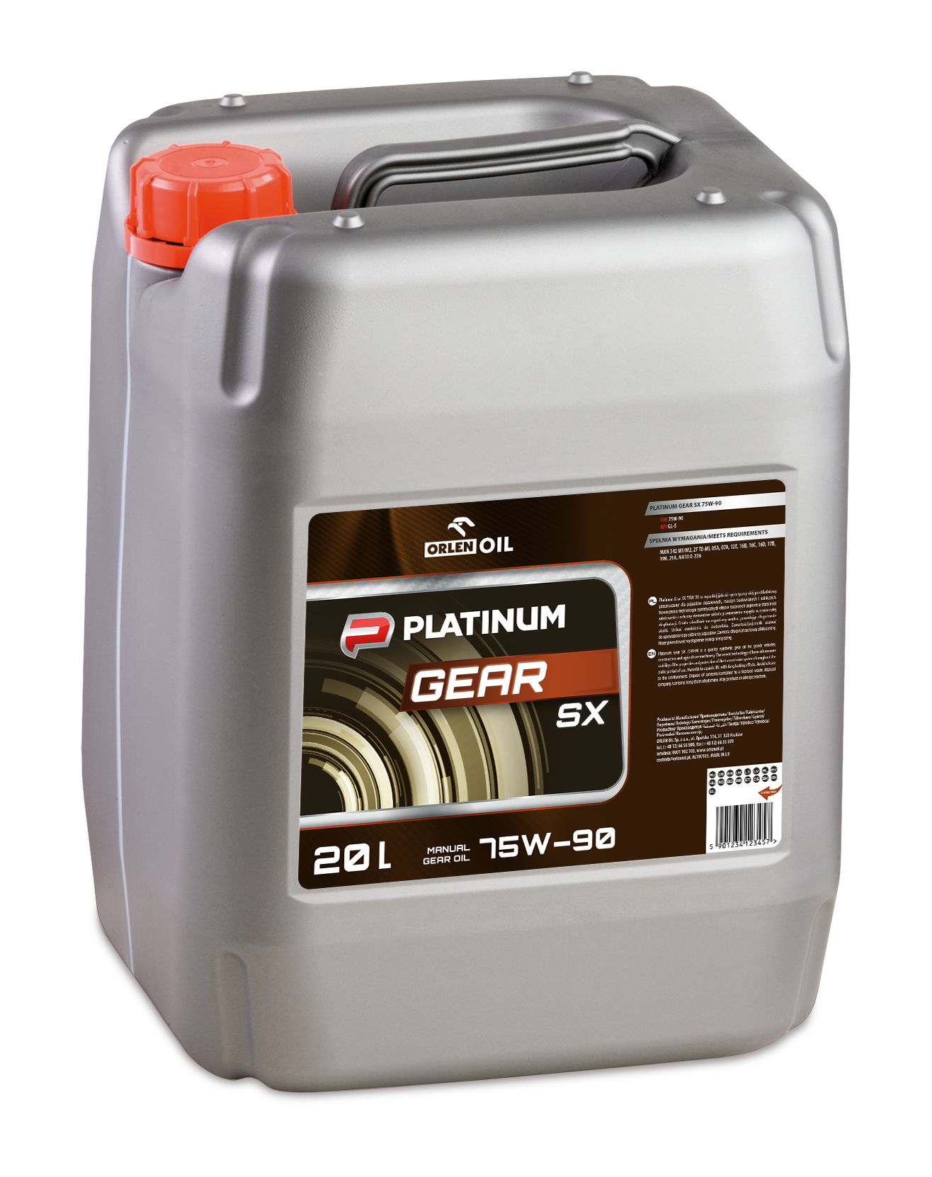 Orlen Oil Platinum Gear SX 75W90 GL5 НС-синтетическое трансмиссионное масло для МКПП