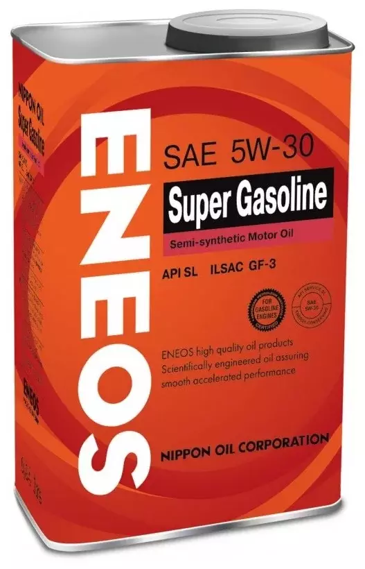 Масло моторное ENEOS Super Gasoline SL 5W-30 полусинтетическое 0,94 л