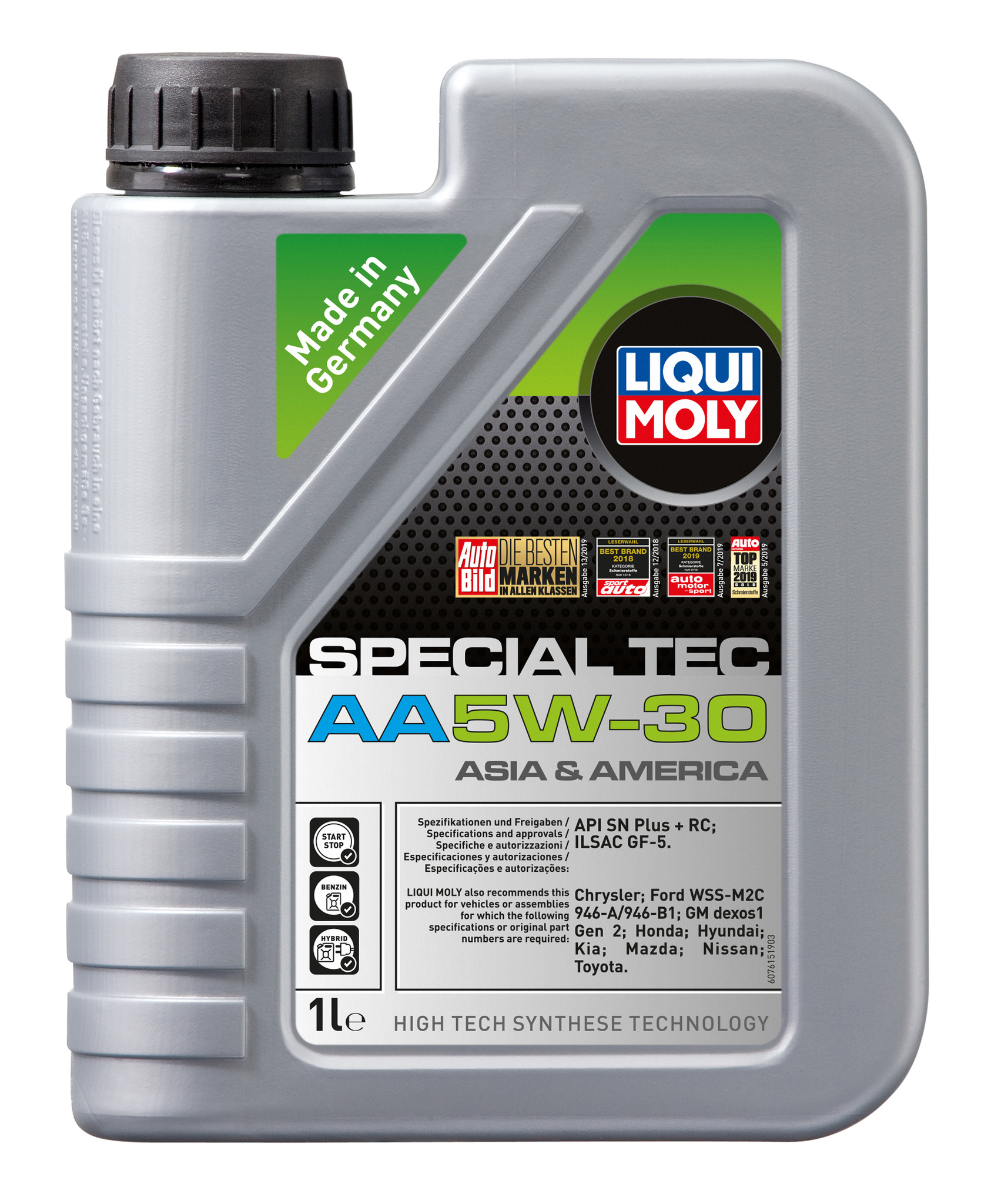 Моторное масло Liqui Moly Special Tec AA 5W30 hc-синтетическое 1л
