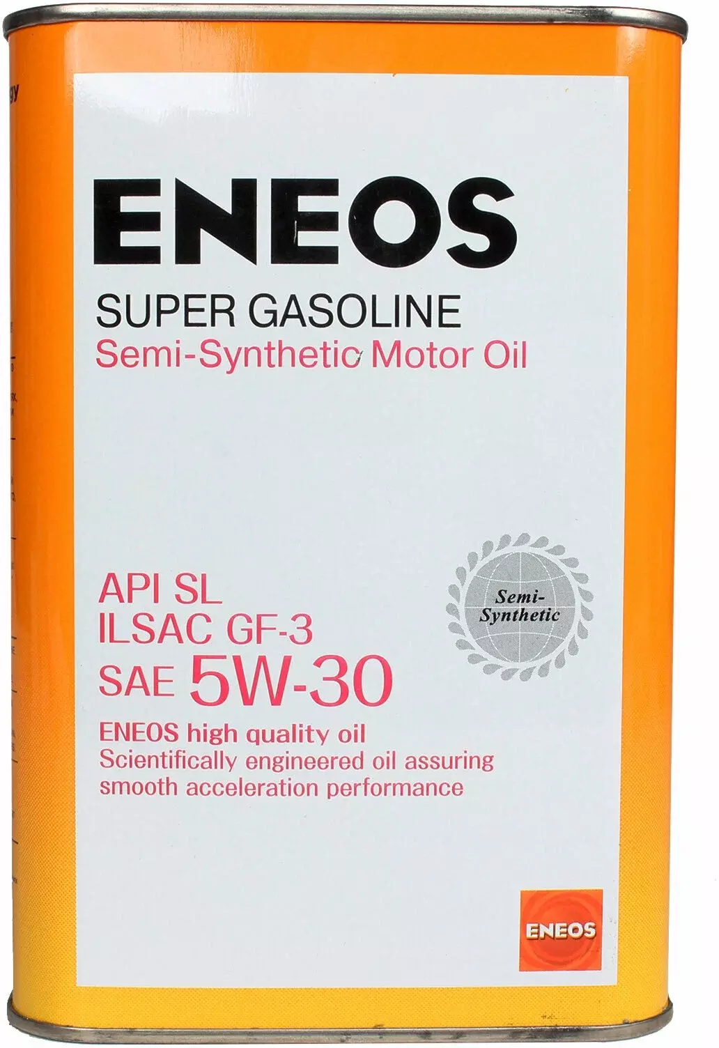 Масло моторное ENEOS Super Gasoline SL 5W-30 полусинтетическое 0,94 л