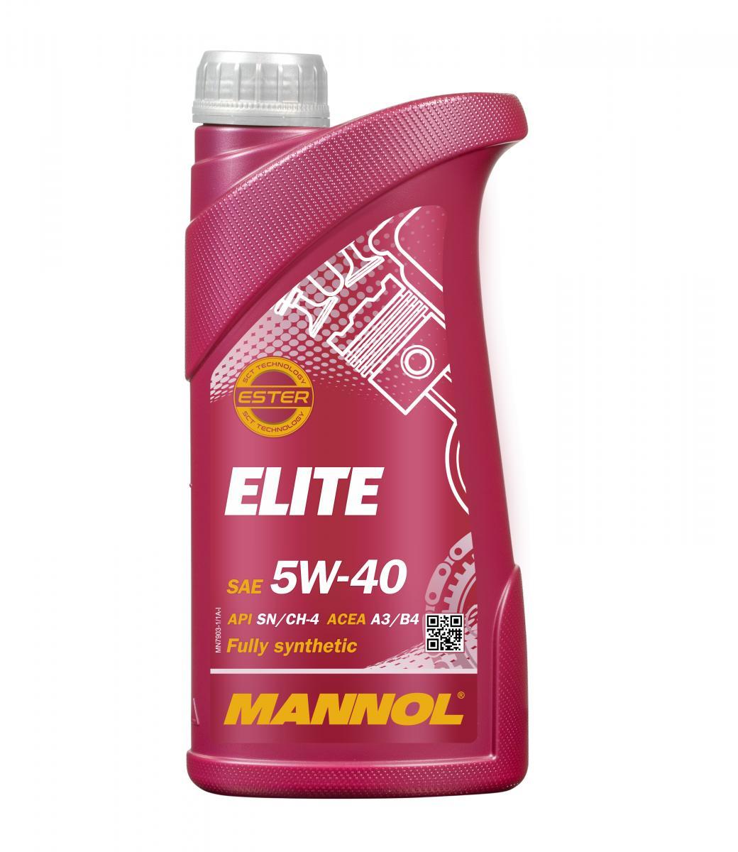 Mannol Elite 5W40 синтетическое моторное масло