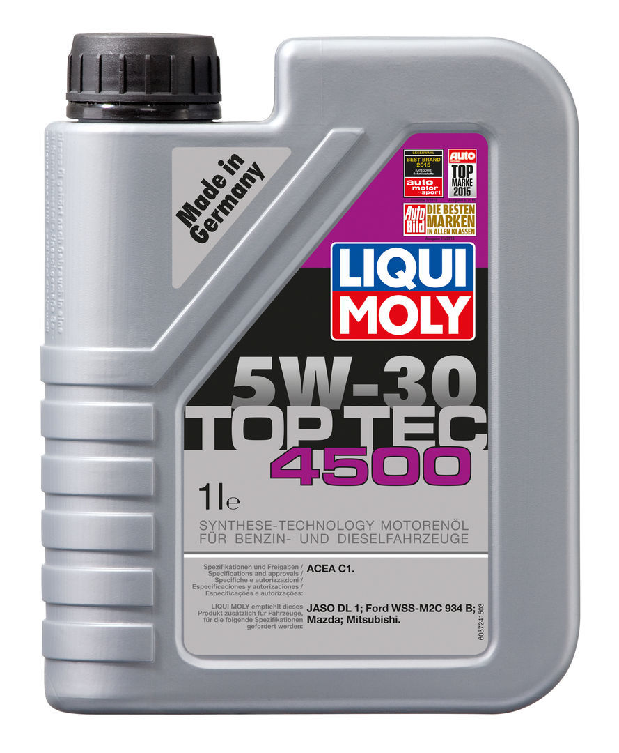 Liqui MolyTop Tec 4500 5W30 Синтетическое моторное масло