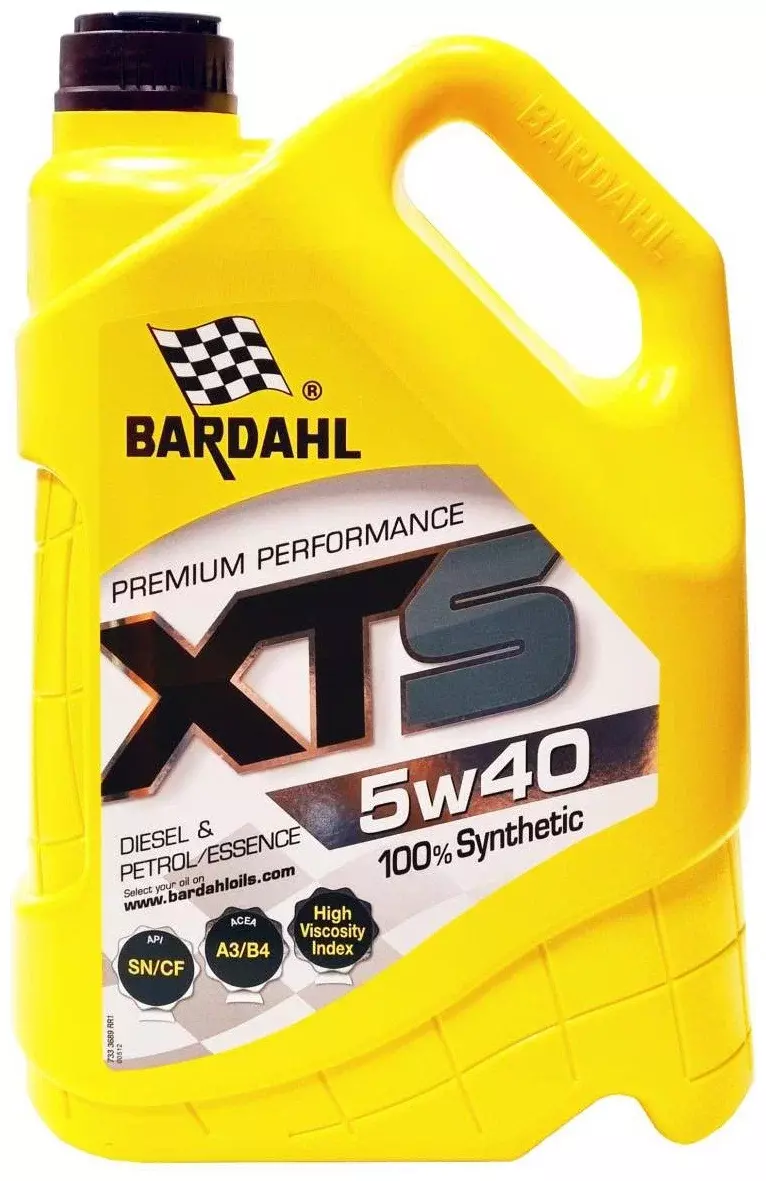 Масло моторное Bardahl XTC 5W-40 A3/B4 синтетическое 5 л