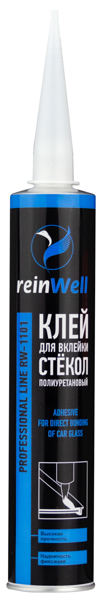 Клей для вклейки стекол Reinwell RW-1101 полиуретановый 310гр