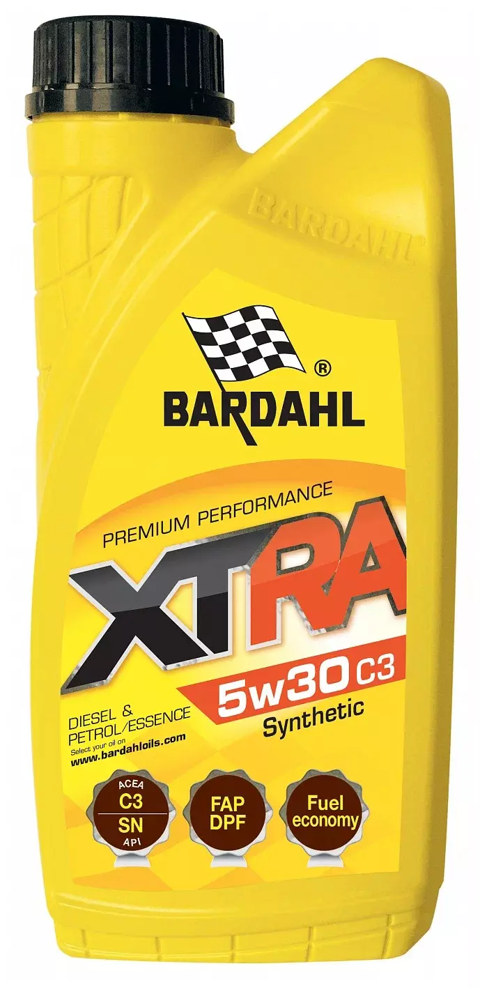 Масло моторное Bardahl XTRA 5W-30 C3 синтетическое 1 л