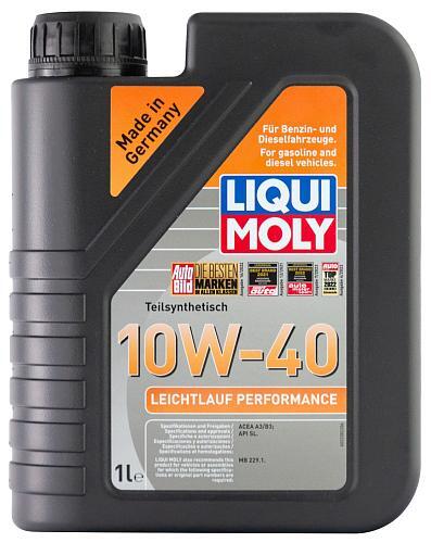 Моторное масло Liqui Moly Leichtlauf Performance 10W40 полусинтетическое 1л