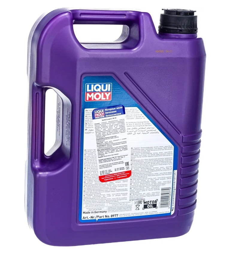 Моторное масло Liqui Moly Synthoil Longtime 0W30 синтетическое 5л