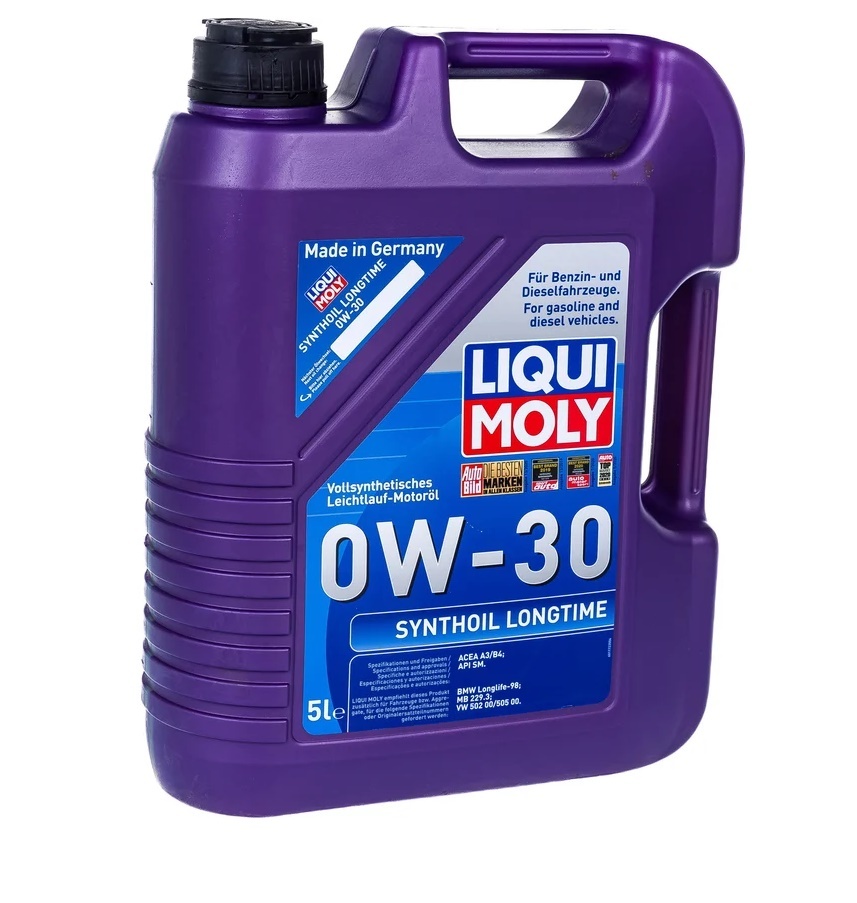 Моторное масло Liqui Moly Synthoil Longtime 0W30 синтетическое 5л