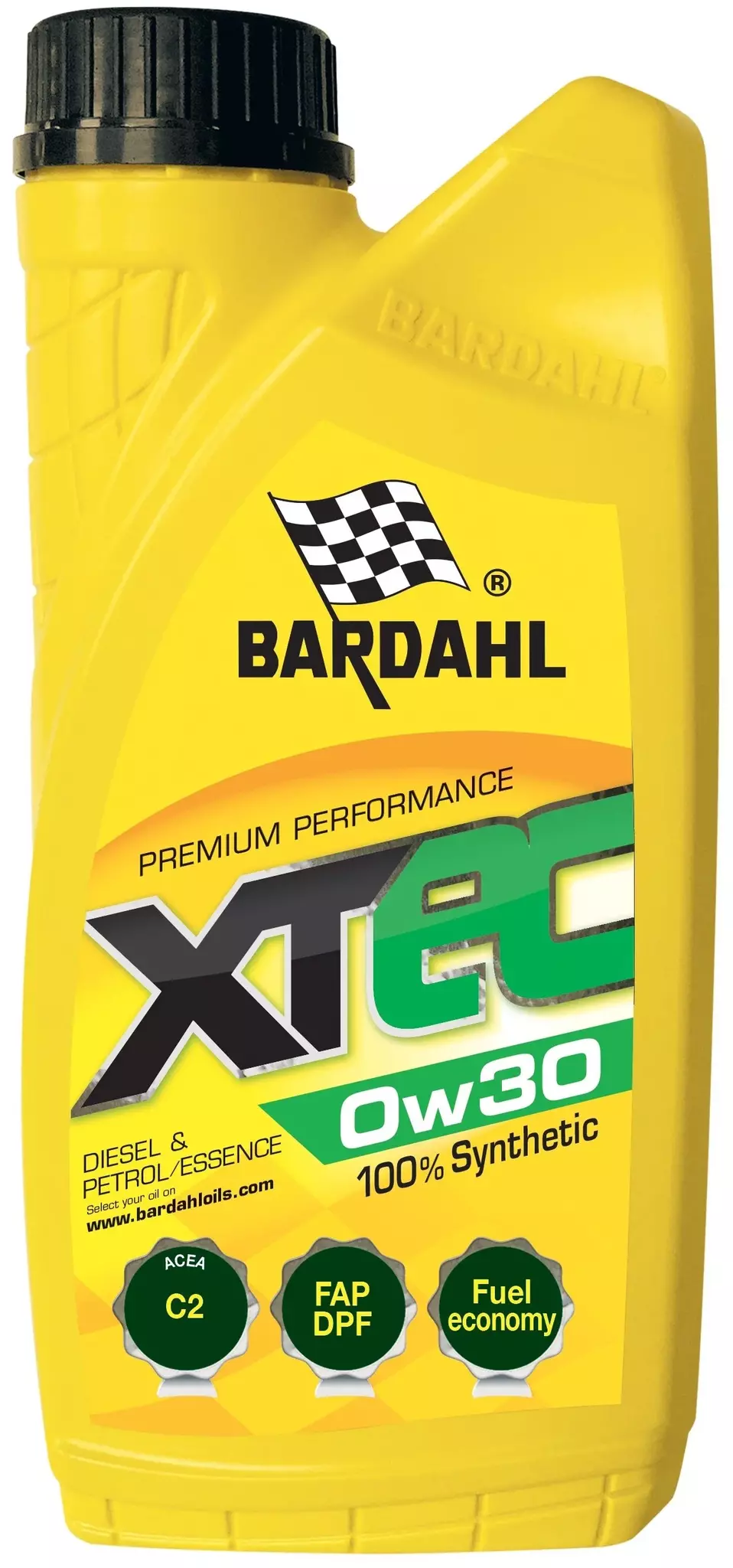 Масло моторное Bardahl XTEC 0W-30 C2 PSA синтетическое 1 л