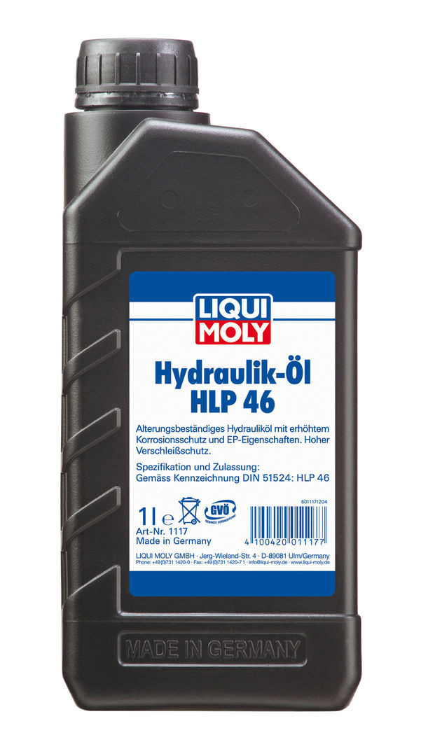 Гидравлическое масло Liqui Moly Hydraulikoil HLP 46 минеральное 1л