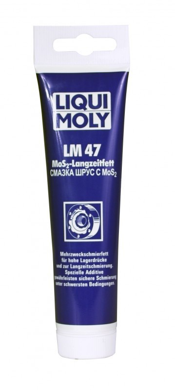 Смазка шрус Liqui Moly с дисульфидом молибдена LM 47 Langzeitfett + MoS2, 0,1 кг