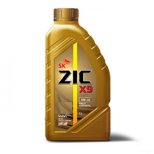 Моторное масло ZIC X9 5W40 синтетическое 1л