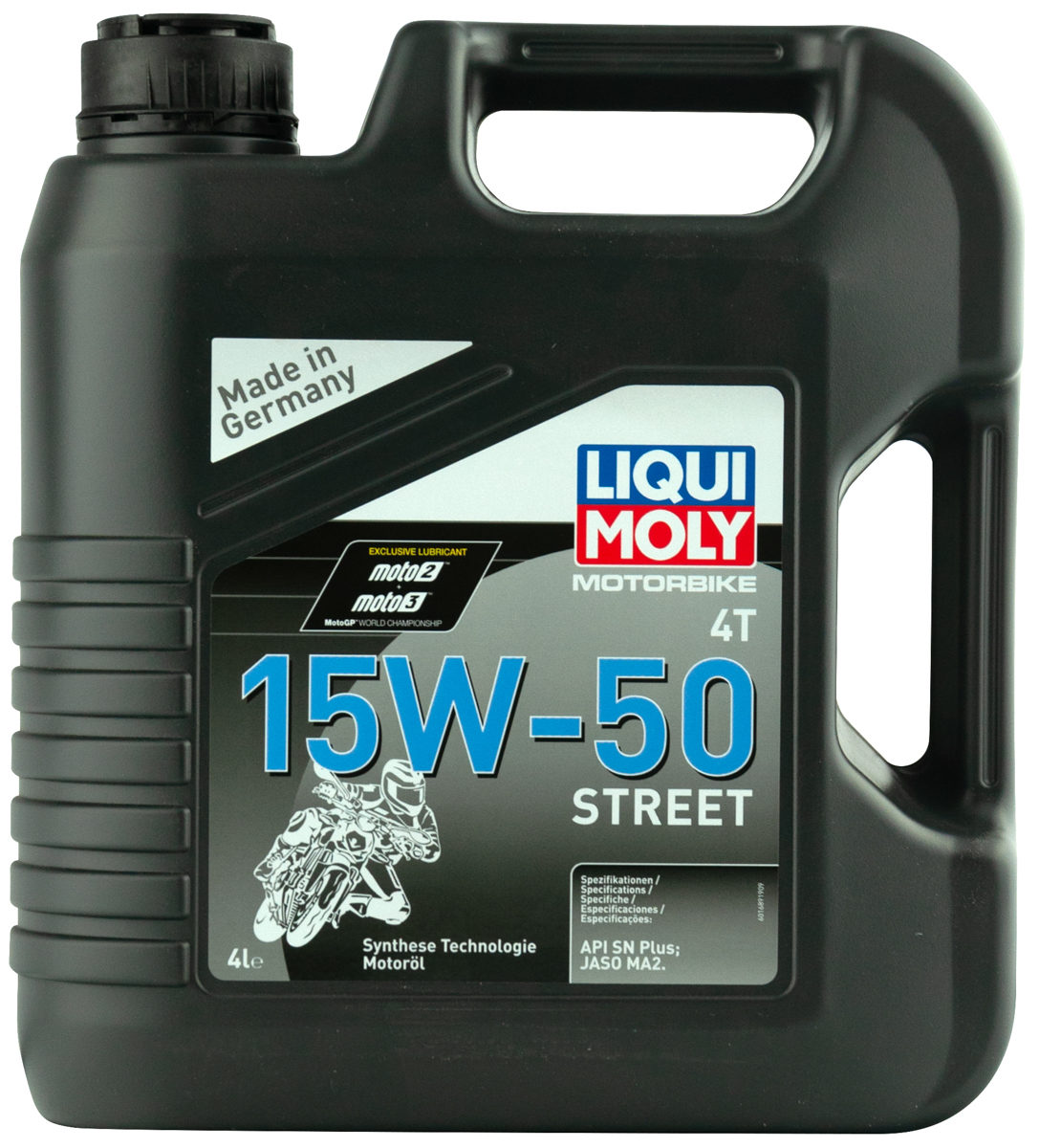 Масло моторное Liqui Moly Motorbike 4T 15W50 Street hc-синтетическое 4л