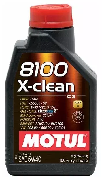 Масло моторное Motul 8100 X-CLEAN GEN2 5W40 1 л