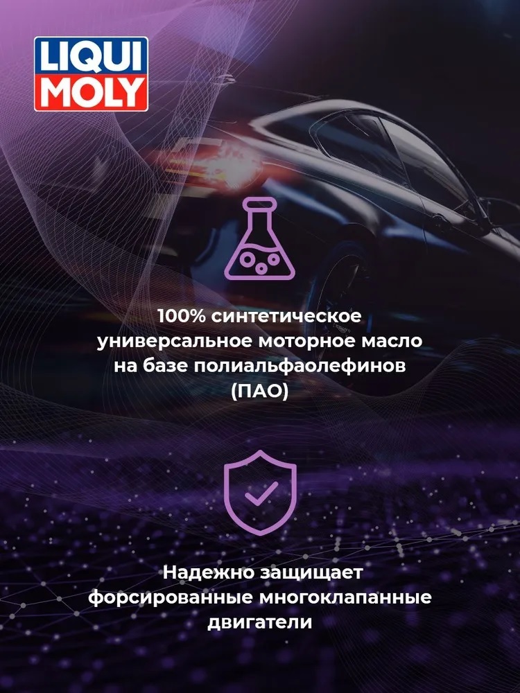 Моторное масло Liqui Moly Synthoil High Tech 5W40 синтетическое 20л