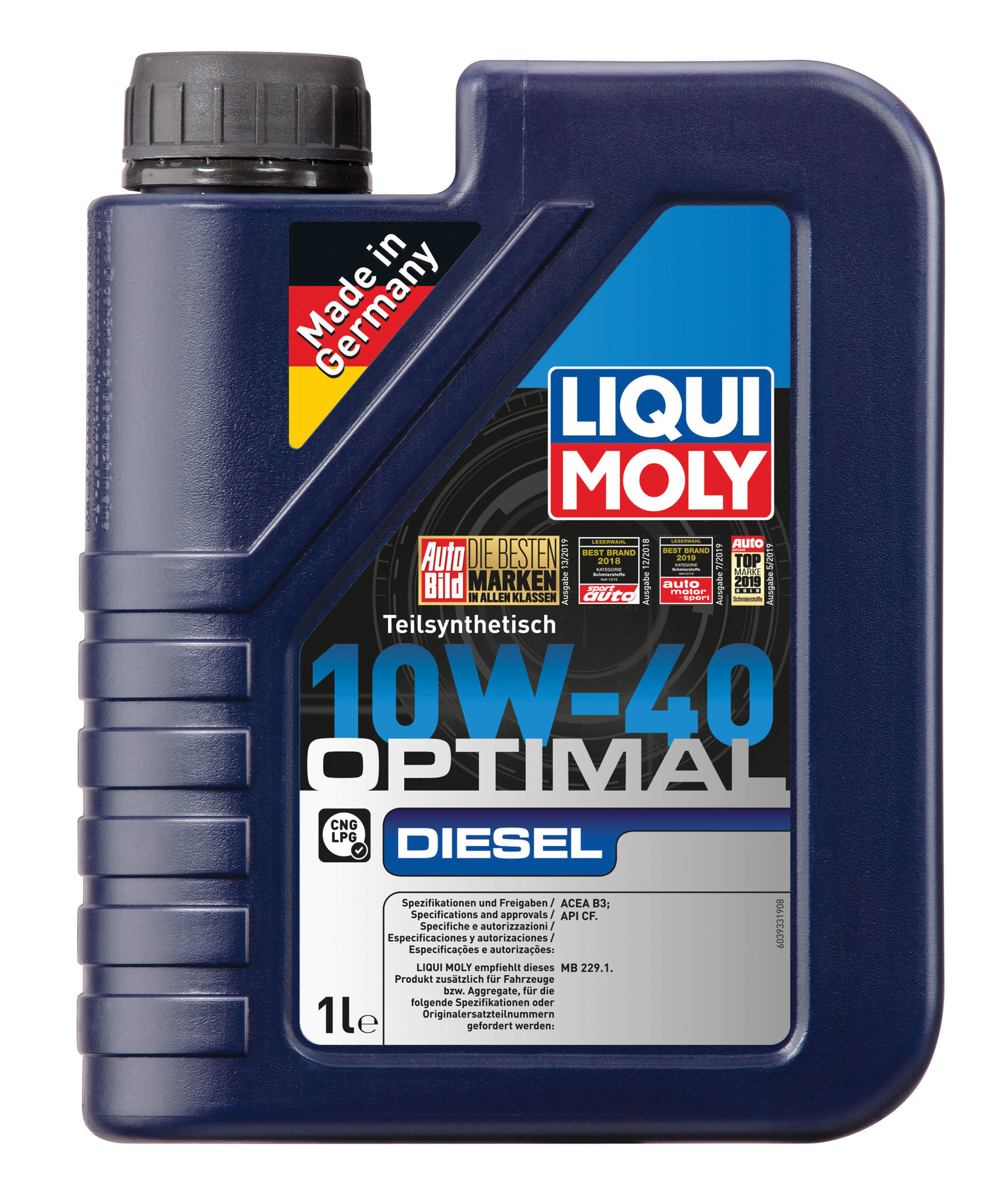 Liqui Moly Optimal Diesel 10W40 Полусинтетическое моторное масло