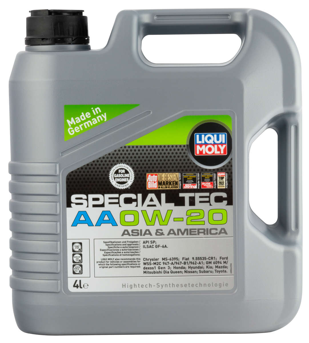 Моторное масло LIQUI MOLY Special Tec AA 0W-20 НС-синтетическое 4л
