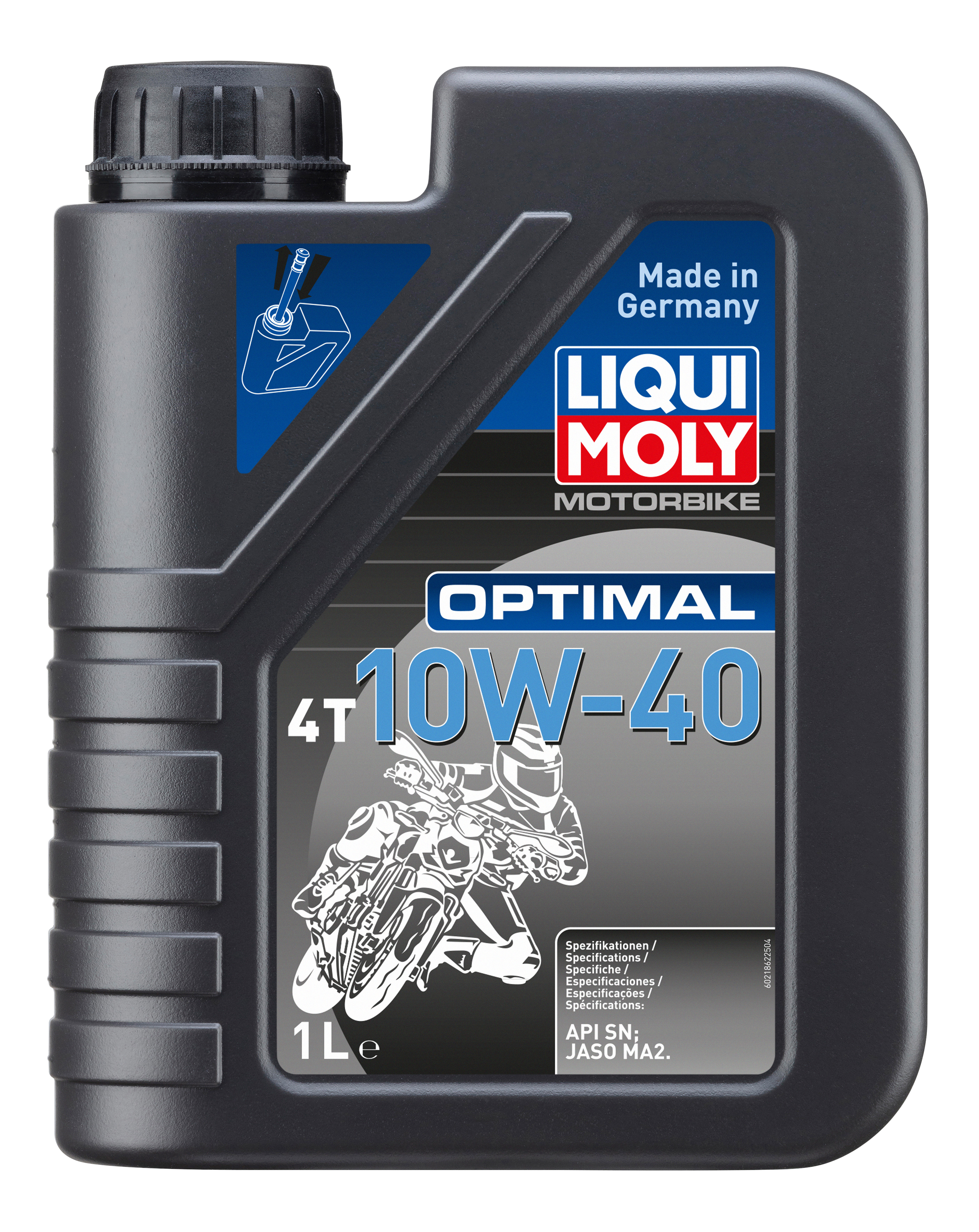 Моторное масло Liqui Moly Motorbike Optimal 4T 10W-40 минеральное 1л