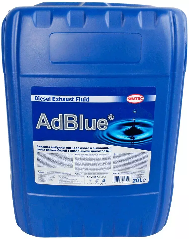 Водный раствор мочевины Sintec AdBlue Diesel Exhaust Fluid 20 л