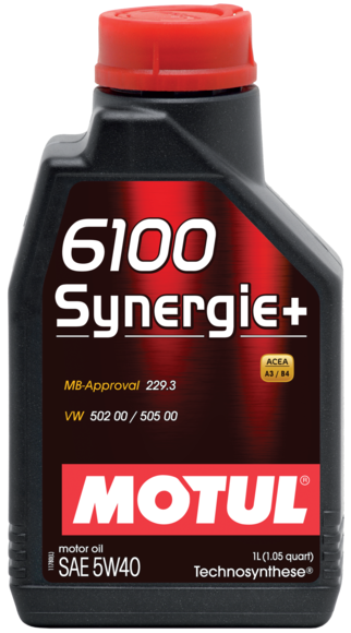 Motul 6100 Synergie+ 5W-40 - Полусинтетическое моторное масло