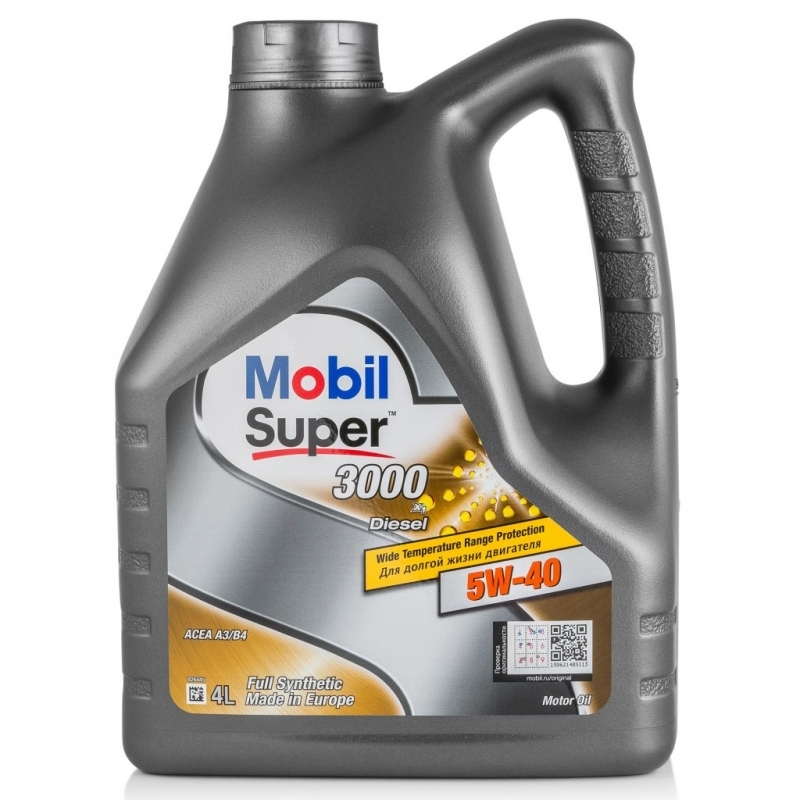 Mobil Super 3000 Diesel 5W40 Синтетическое дизельное моторное масло
