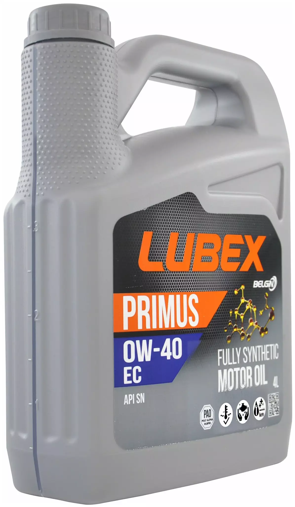 Синетическое масло LUBEX PRIMUS EC 0W-40 SN 4л