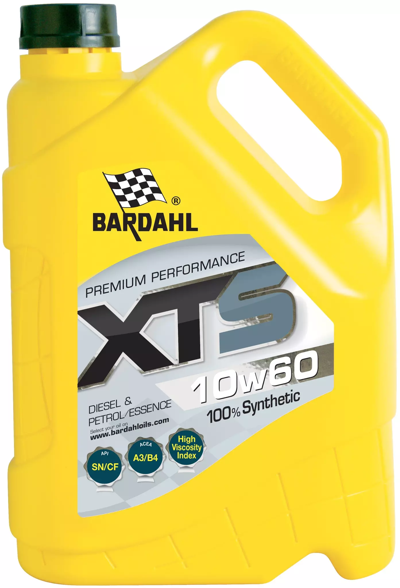 Синтетическое моторное масло Bardahl XT-S 10W-60, 5 л