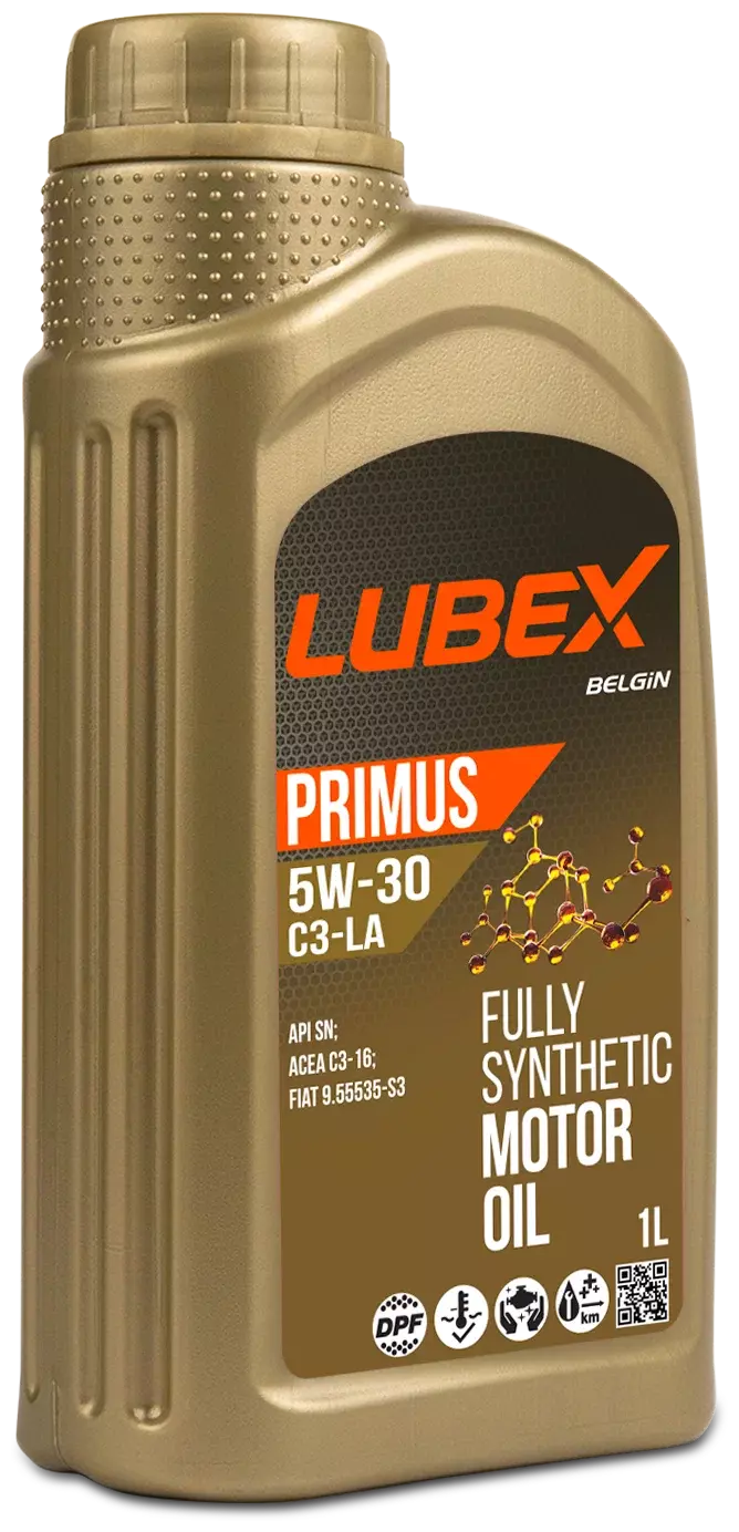 Синтетическое моторное масло LUBEX PRIMUS C3-LA 5W-30, 1 л