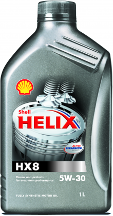 SHELL Helix HX8 Synthetic 5W-30 - Синтетическое моторное масло