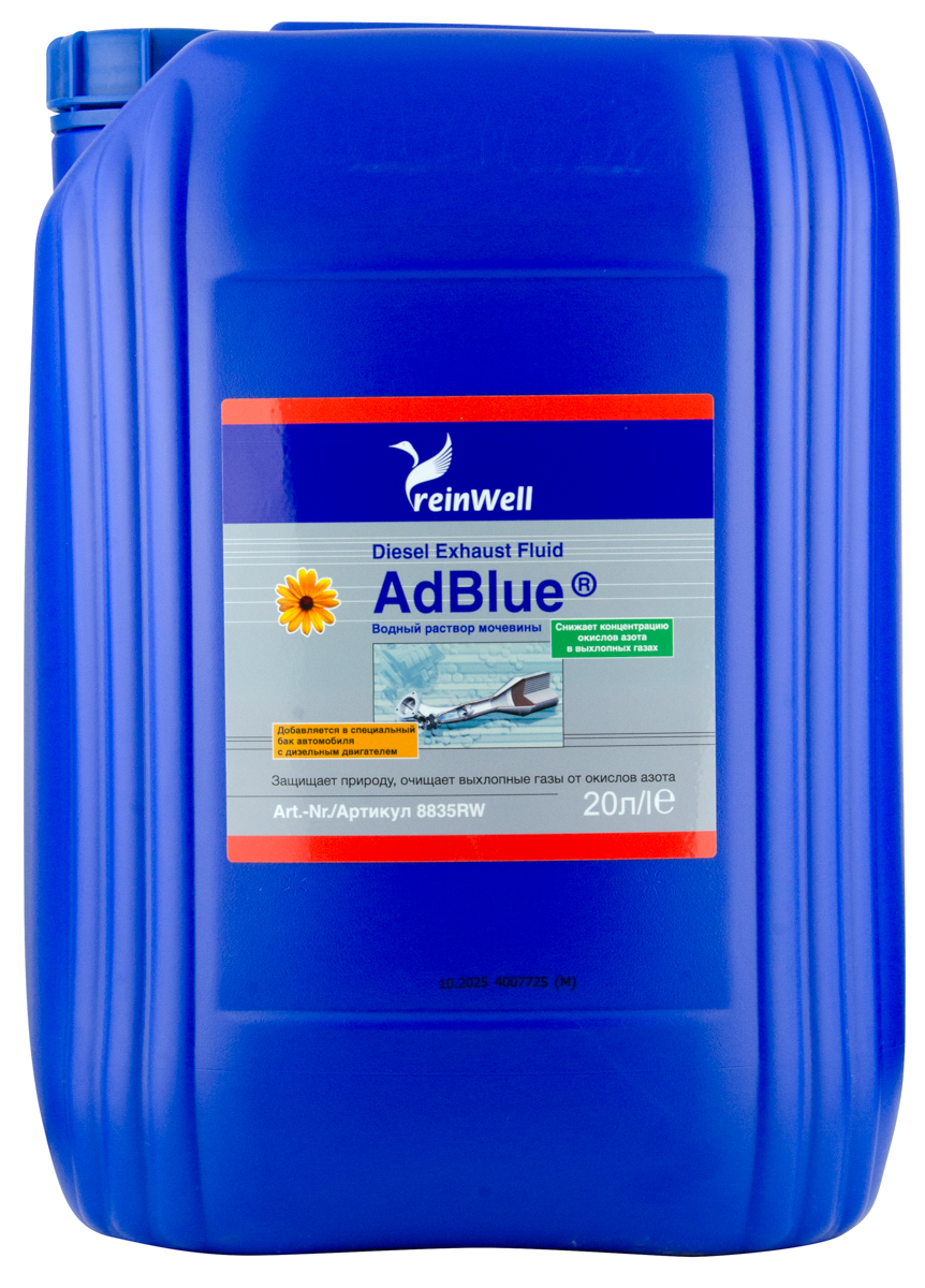 Водный раствор мочевины Reinwell AdBlue 32,5% 20л