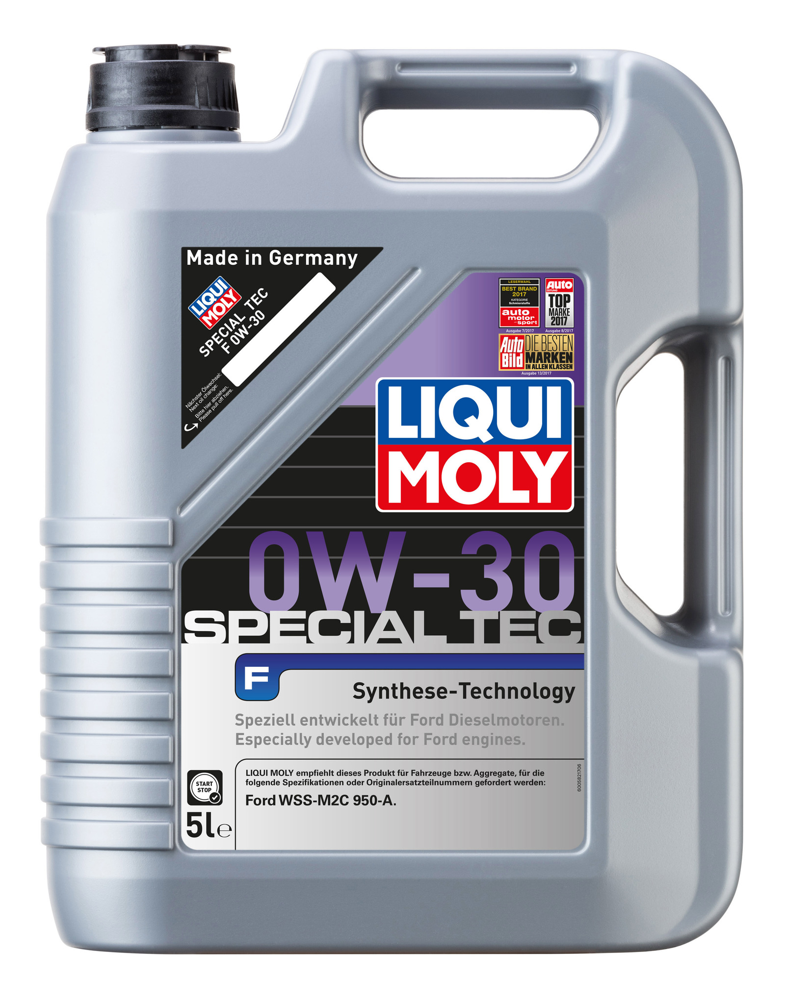 Моторное масло Liqui Moly Special Tec F 0W30 НС-синтетическое 5л