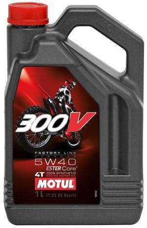 Motul 300V Factory Line Off Road 5W40 Синтетическое мотоциклетное масло для 4Т двигателей