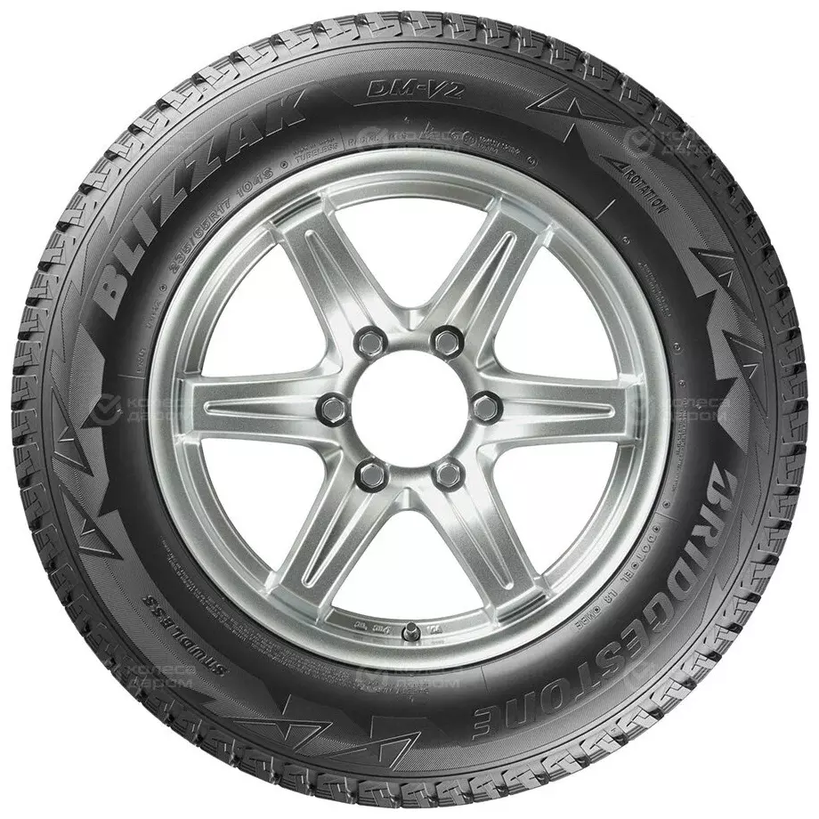 Bridgestone Blizzak DM-V2 255/50 R20 109T зимняя