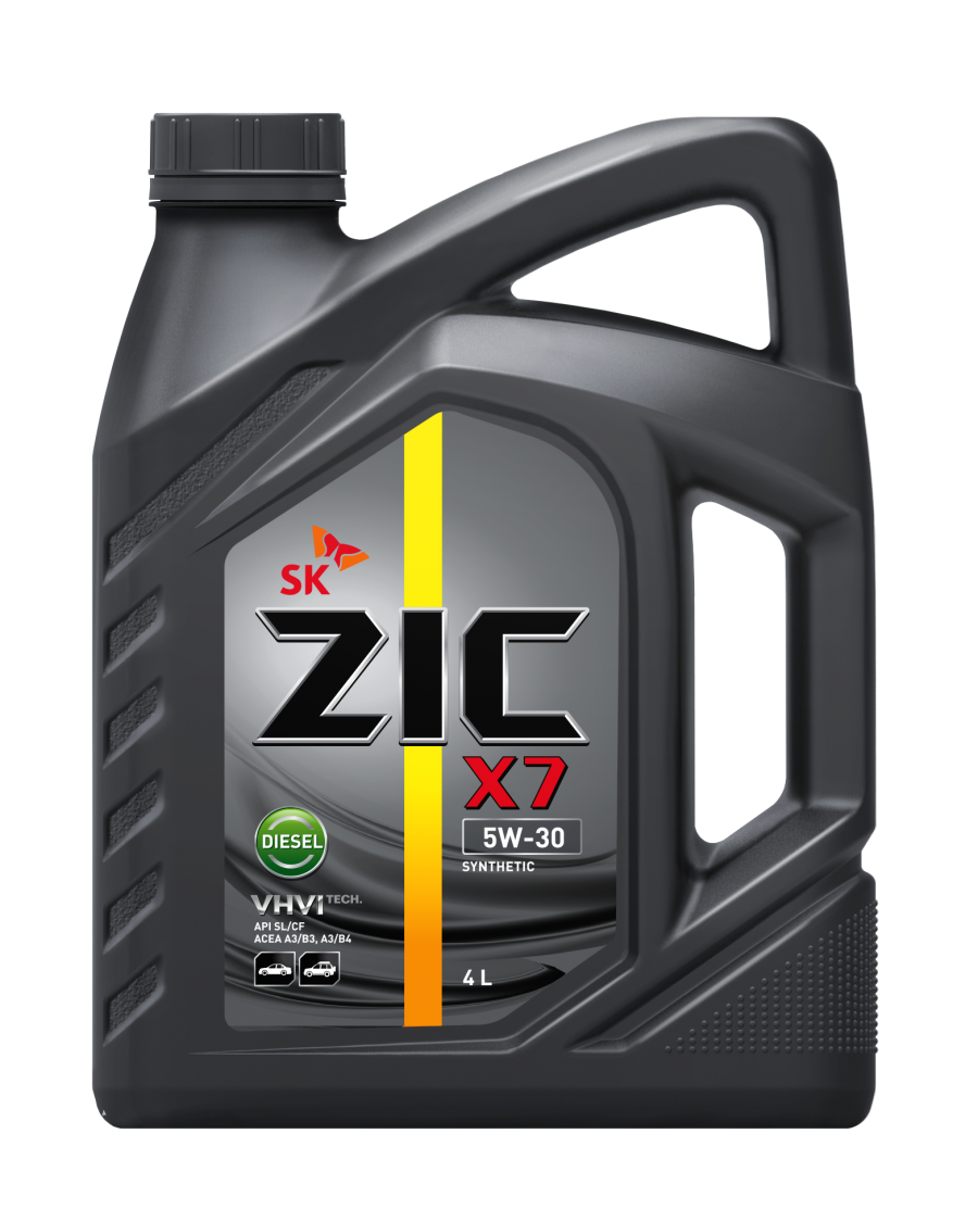 ZIC X7 Diesel 5W-30 - Синтетическое моторное масло для дизельных двигателей (6л)
