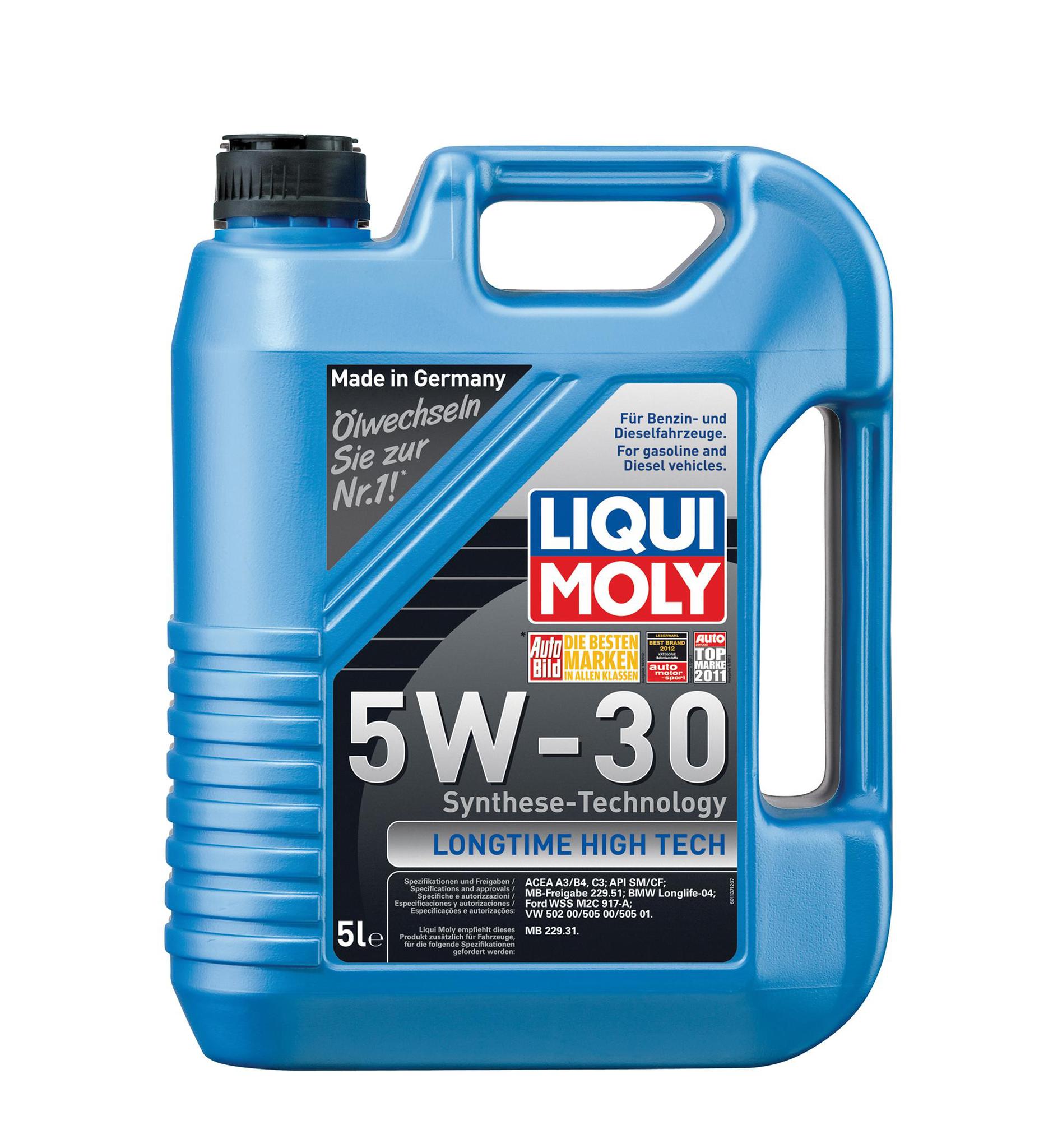 Liqui Moly Longtime High Tech 5W-30 НС-синтетическое моторное масло 4.000